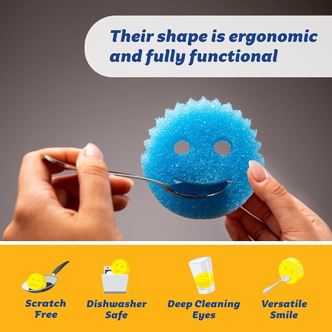 Scrub Daddy Scratch-Free Multipurpose Kitchen Sponges - Image 4
