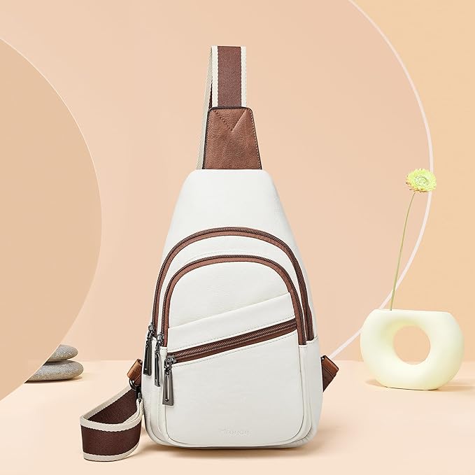 Sling Bag Crossbody Bags for Women Small Cross Body Bag Fanny Packs Chest Sling Purse for Daily Travel Leisure Sport