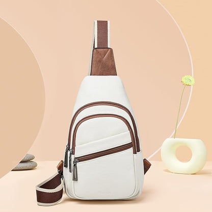 Sling Bag Crossbody Bags for Women Small Cross Body Bag Fanny Packs Chest Sling Purse for Daily Travel Leisure Sport