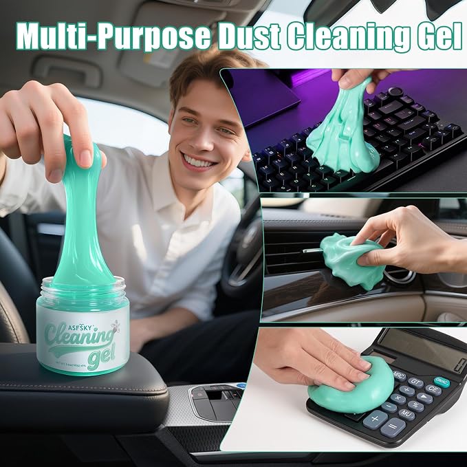 ASFSKY Car Cleaning Gel Cleaning Putty Universal Dust Cleaning Car Interior - Image 6