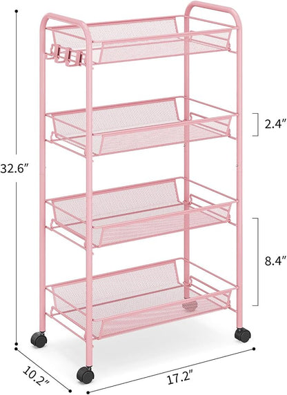 TOOLF 4 Tier Rolling Utility Cart - Image 9