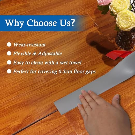 Floor Transition Strip Self Adhesive Floor Cover Strips Laminate 3" Wide Vinyl - Image 6