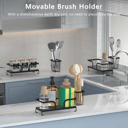 Sponge Holder for Kitchen Sink, Sink Caddy Organizers - Image 7