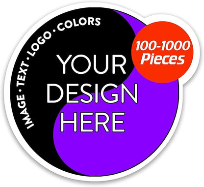 100 Custom Vinyl Stickers by DayStarCustomDesigns
