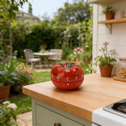 Cute Tomato Shape 360 Degree Rotating Kitchen Cooking Timer Kitchen Craft - Image 8