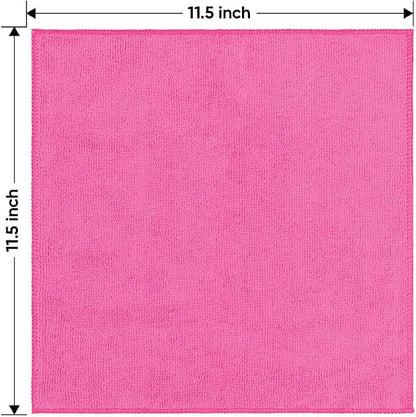 HOMEXCEL Microfiber Cleaning Cloth 20 Pack 11.5 x 11.5 Inch Microfiber Towels - Image 7