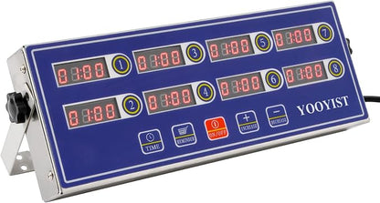 Professional Commercial 8 Channel Multiple Kitchen Timers Digital Calculagraph - Image 2