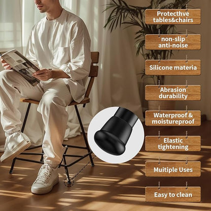 0.75 Inch Heavy Duty Rubber Chair Leg Caps - Image 6