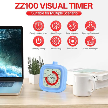 Digital Visual Timer for Kids 12hours Countdown countup Kitchen Timer Student - Image 2