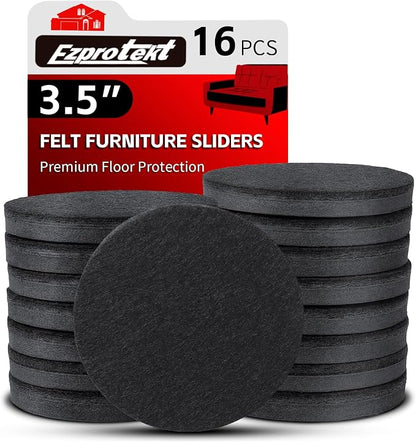 Ezprotekt 3.5" Felt Furniture Movers Sliders by VisittheEzprotekt