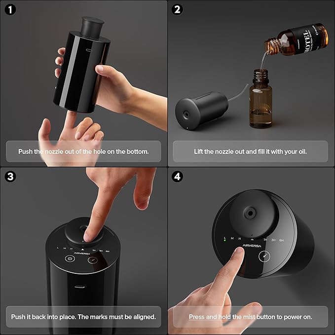 Airversa Waterless Essential Oil Diffuser Starter Kit - Image 6