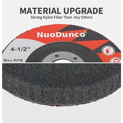 10Pcs 600 Grit Scour Flap Disc 4 1/2 Inch Angle Grinder Attachment Stainless - Image 6