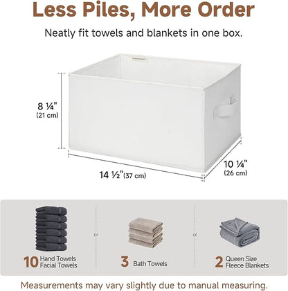 StorageWorks Collapsible Shelf Baskets, Storage Bins - Image 4