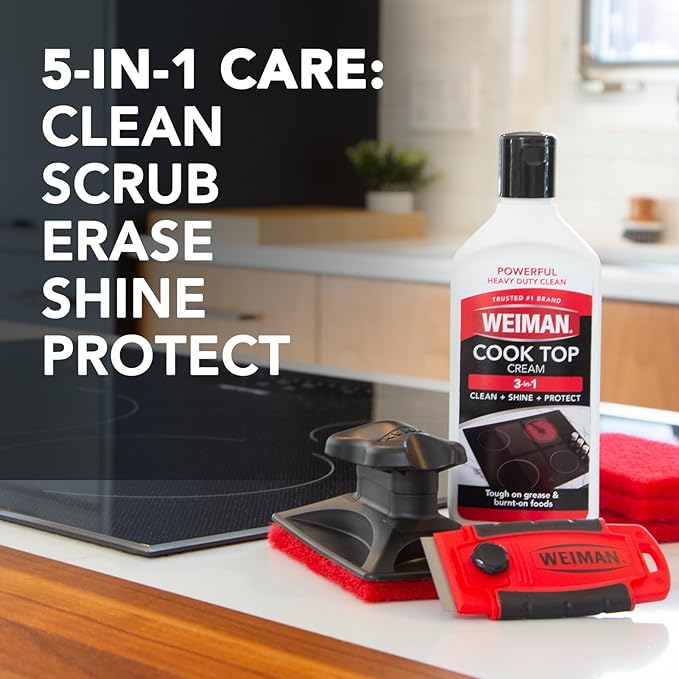 Weiman Cooktop and Stove Top Cleaner Kit - Image 2