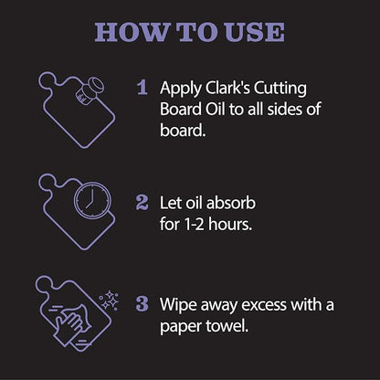 CLARK’S Cutting Board Oil and Wax Kit - Image 8