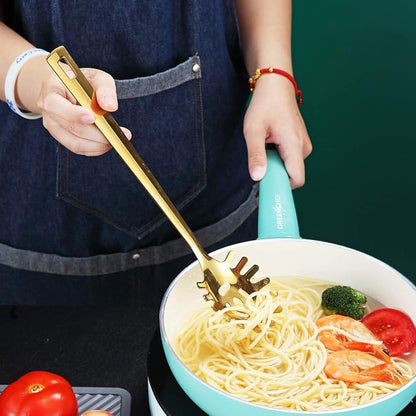 Gold Spaghetti Spoon, Berglander Pasta Server - Image 7