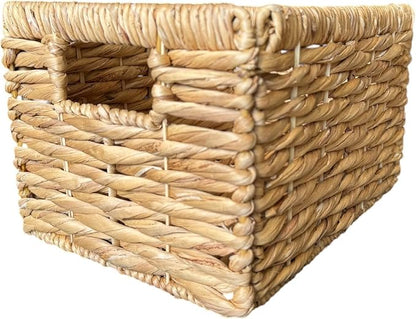 Wicker Basket For Shelves, Baskets for Organizing, Woven Storage Basket - Image 4