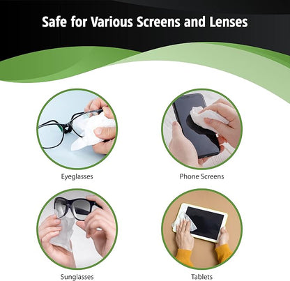 HandyClean Pre-Moistened Lens Cleaning Wipes, Eyeglass Wipes, Screen Wipes - Image 6