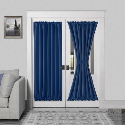 DWCN French Door Curtains – Rod Pocket Thermal Blackout Curtain by DWCN