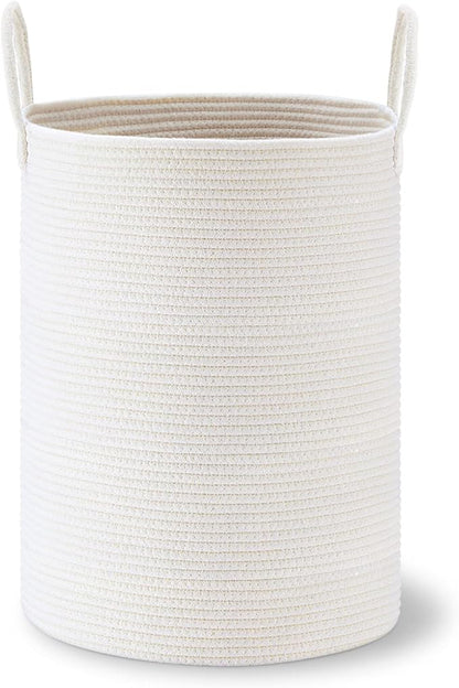 VIPOSCO Large Laundry Hamper, Tall Woven Rope Storage Basket - Image 8