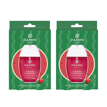 PAMMI Power Mist Hydrating Hand Sanitizer Spray, Portable Travel Size Pocket by PAMMI