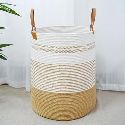 danpinera 79L Laundry Hamper Basket, Tall Round Dirty Clothes Hamper - Image 8