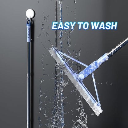KOLLIEE Rubber Floor Squeegee Broom 61'' Long Handle Shower Squeegee - Image 6