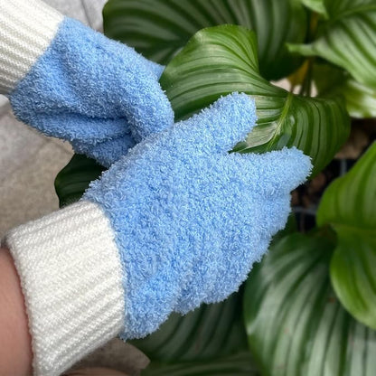MIG4U 3 Pairs Microfiber Dusting Gloves, House Cleaning Glove - Image 4