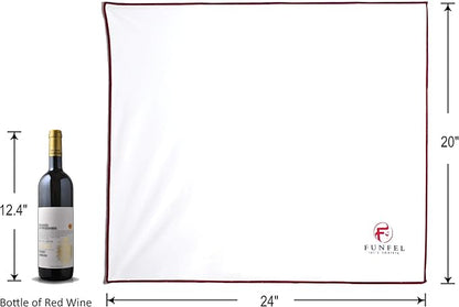 Large Microfiber Glass Polishing Cloth, Lint Streak Free Drying Towel 24x20 inch - Image 3