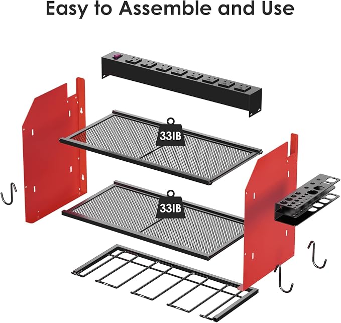 CCCEI Set Power Tool Organizer Wall Mount - Image 7