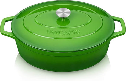 vancasso Enameled Cast Iron Dutch Oven, 9.3 Quart Dutch Oven Pot by vancasso
