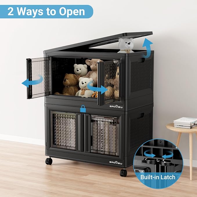 BROVIEW 500 Qt Stackable Storage Bins - Image 8