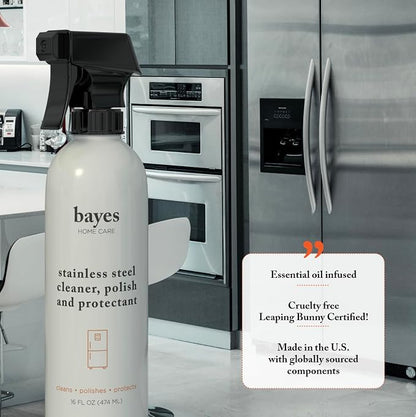 Bayes High-Performance Stainless Steel Cleaner Spray, and Protectant - Image 6
