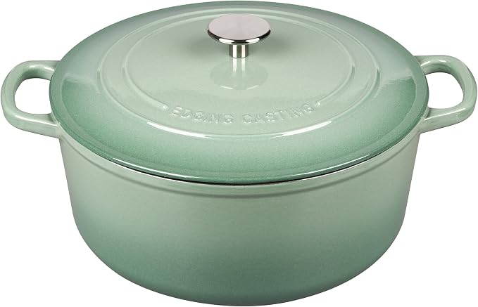 EDGING CASTING Enameled Dutch Ovens Cast Iron Dutch Oven Pot by EDGINGCOOKWARE