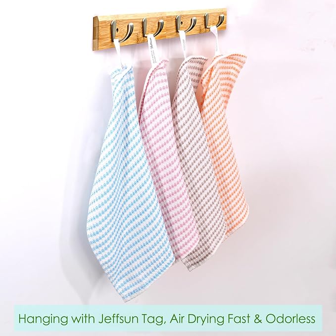Kitchen Washcloths 12 Pack, 10x14 Inch Small Dish Cloth - Image 5