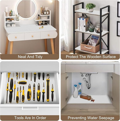 OcePor Non-Adhesive Drawer and Shelf Liner 24IN x 30FT，Non Slip Cabinet and - Image 7