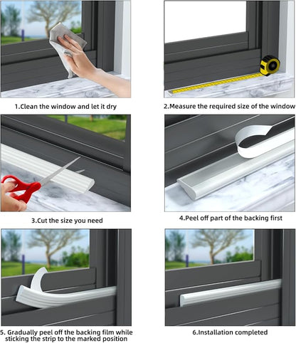 9.8 Ft Weather Stripping Seal Strip - Image 7