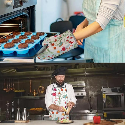 5 Pcs Kitchen Stuff, Kitchen Oven Mitts and Pot Holders Sets - Image 7