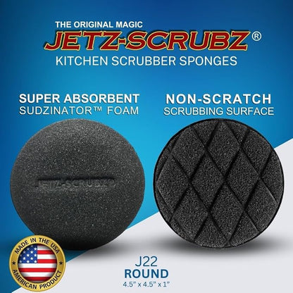 Jetz-Scrubz Scrubber Sponge, Made in the USA - Image 3