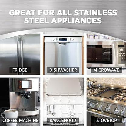 Weiman Stainless Steel Cleaner & Polish Streak-Free Shine - Image 4