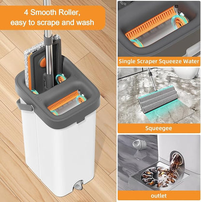MOPALL Mop and Bucket with Wringer Set - Image 5