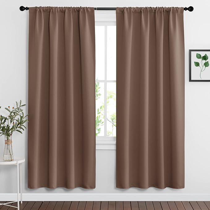 RYB HOME Long Curtains Light Blocking Drapes Window Treatment Panels Room by RYBHOME
