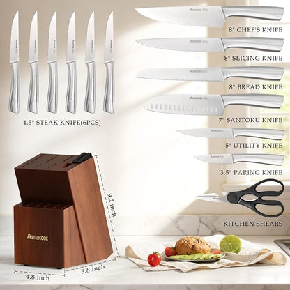 Astercook Knife Set, Kitchen Knives Set - Image 2