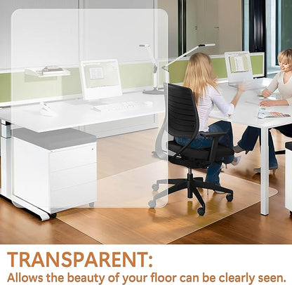 Large Office Chair Mat for Hardwood Floor- 48'' x 60'' Clear Chair Mat for Hard - Image 5