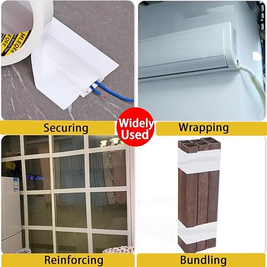 2Pack Duct Tape Heavy Duty Single Sided, Strong Adhesive High Strength - Image 4