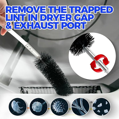 Holikme 50 Feet Dryer Vent Cleaner Kit Lint Remover Flexible Dryer Vent - Image 4
