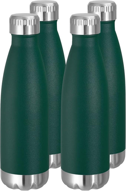 VEGOND 17oz Stainless Steel Water Bottles Bulk, Reusable Metal Sports Water by VEGOND