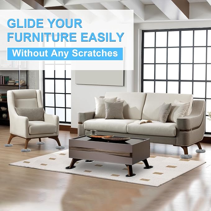 Furniture Sliders for Hardwood Floors: Multi-Surface 3-in-1 Furniture Movers - Image 8