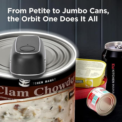 Kitchen Mama Orbit One Rechargeable Electric Can Opener: Hands-free, USB-C - Image 4