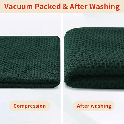 Homaxy 100% Cotton Waffle Weave Kitchen Dish Cloths, Ultra Soft Absorbent Quick - Image 8